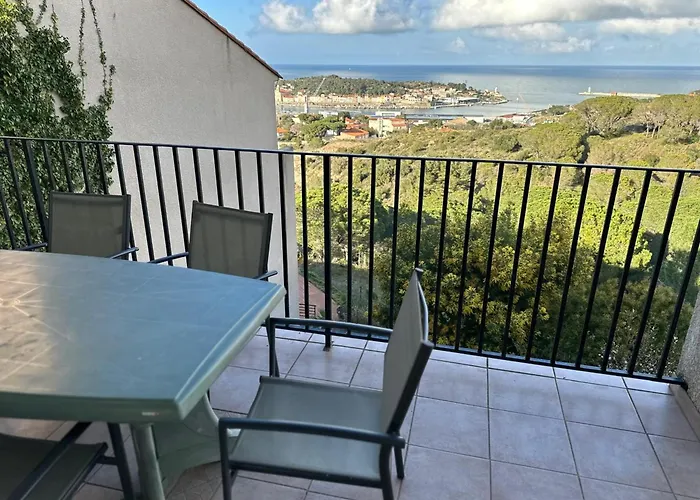 Ferienhaus Maison Familiale A Port-vendres Avec Vue Imprenable Pour 6 Personnes - Fr-1-309-497